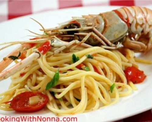 Spaghetti with Scampi